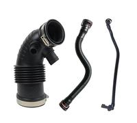 For BMW 3er For Touring 1er 118i F20 11157608144 11157614690 13717597586 Air Duct Filtered Pipe Air Intake Hose With Steel Ring Automotive Air Intake Pipe(1 set)