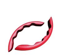 For BMW 3er GT f34/f34 GT For tuning/f34 For tuning/320i GT/320 GT 2000-2024 2025 Anti-slip Snap-on Steering Wheel Protector 2 Pcs Steering Wheel Cover(Red)