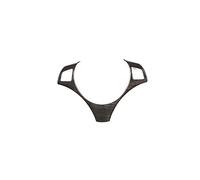 For BMW 3Series E90 E92 E93 2005-2012 1Series E82 E87 2004-2011 For X1 E84 Car Steering Wheel Button Decoration Frame Trim Cover Trim Car Interior(Black wood grain)