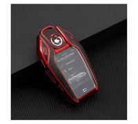 For BMW 5 7 Series G11 G12 G30 G31 G32 I8 I12 I15 G01 X3 G02 X4 G05 X5 G07 X7 Car Smart Key Case Protective Cover Shell Bag(Red)