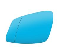 For BMW 5 Series 7 Series 2009-2016 Left Right Side Wing Door Mirror Glass Blind Spot Blue Self-Adhesive Rear View Mirror Glass(Left)