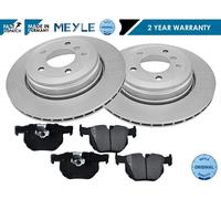 FOR BMW 5 SERIES E60 E61 REAR MEYLE PLATINUM PD BRAKE DISCS PADS WIRE SENSOR