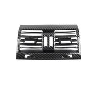 For BMW 5 Series F10 F11 520 525 528 530 535 Carbon Fiber LHD RHD Front Rear Chromed AC Vent Grille Cover Panel(Rear High-end)