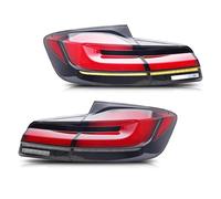 For BMW 5-Series F10 For M5 Colorful Dynamic Animation Sequential Turn Signal Rear Lamps Assembly LED RGB Tail Lights Rear Tail Light Assembly Inner Boot