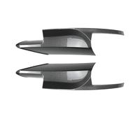 For BMW 5 Series F10 For M5 Sedan 2011-2017 Front Bumper Side Spoiler Cover Lower Protector Splitter Car Side Skirts Extension(Carbon Look)