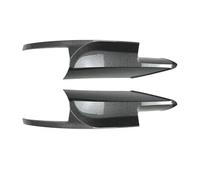 For BMW 5 Series For F10 For M5 For Sedan For Only 2011-2017 Lower Splitter Pair Front Bumper Side Spoiler Cover Flaps Cupwings Aprons(Fiber Look)