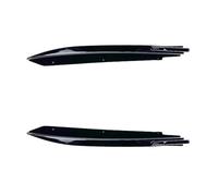 For BMW 5 Series For G30 For M-Tech 525i 530i 540i 2017 Rear Bumper Splitter Canards Lip Spoiler Cover Corner By ABS 2X(Gloss Black)