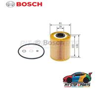 For BMW 5 Series Oil Filter Bosch 1457429638 High Performance Durable 1990-1995