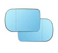 For BMW 7 Series E38 5 E39 1995-2003 Wing Mirror Glass Heated Blue Rear View Rearview Convex Exterior Heated Rearview Mirror Glass(1pair)