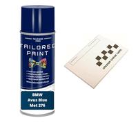 For BMW Avus Blue Met 276 Aerosol Spray Paint Rattle Can (Aerosol Paint)