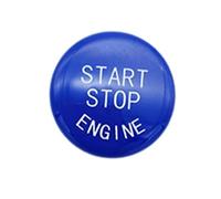 For BMW E Series Start Stop Push Button Engine Ignition Switch Cap Key Cover 3 For X1 For X5 For X6 E70 E71 E90 E89 E84 E60 Switch Press Button(Blue)