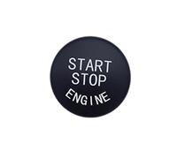 For BMW E Series Start Stop Push Button Engine Ignition Switch Cap Key Cover 3 For X1 For X5 For X6 E70 E71 E90 E89 E84 E60 Switch Press Button(Black)