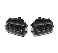 For BMW E39 528i 540i Z3 1997-2000 2x Front Driving Bumper Fog Light Lamp Black Fog Lights Housing Car Front Fog Lamp