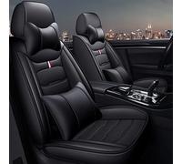 For Bmw E46 3 Series 5 Seat Full Set Car Covers E21 E30 E36 E90 E91 E92 E93 F30 F31 F34 F35 G20 G21 G28 Car Seat Set(Black 5 Seat,Deluxe)