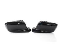 For BMW E46 E65 E66 E67 2001 2002 2003 2004 2005 2006 760Li 730Li 740Li 2PCS Carbon Rearview Mirror Cover Cap(Black)