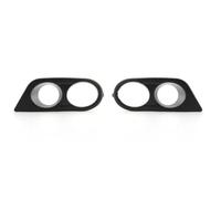 For BMW E46 For M3 2001-2006 Car Front Bumper Grill Fog Light Cover Grille Trim Headlight Frame Surrounds Air Duct Hood Car Front Fog Lamp(Left and Right)
