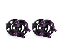 For BMW F Series F30 F32 F33 F80 F10 For M3 For M4 For M5 For M6 Hubcentric Wheel Spacers 20 Mm 5x120mm 72.56mm CB M14*1.25 Bolt 4PCS Aluminum Alloy Wheel Spacers(Purple)