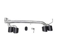For BMW F30 F31 320i 330i 328i 2017-2019 UP For M3 Look Quad Tailpipe Muffler Tip Nozzle Exhaust System Dual Exhaust Tip Tail Pipe Trim(Carbon Fiber A 48mm)