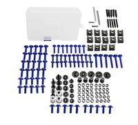 For BMW F500GS F650 F650CS F650GS F650ST F700GS Bodywork Screws Complete Fairing Bolts Kit Motorcycle Full Nuts Windshield Bolts(Blue)