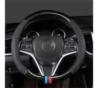 For BMW For 1 2 3 4 5 6 7 Z Series E46 E90 E87 F20 F22 F45 F30 G20 E60 F10 G30 F01 G11 E89 Car Steering-Wheels Cover 38cm 15"Leather Wheel Cover Protector(8)