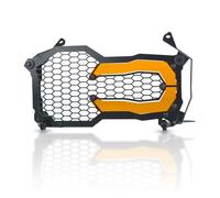 For BMW For 1200GS For R1250GS For Adventure For R1200GSR Motorcycle Protector Grille Shield Guard Cover Grill Head Light Part Light Lamp Grill Guard Protector(Yellow)