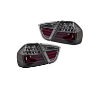 For BMW For 3 Series For E90 For 320i 325i 2005-2008 Car LED Taillight Assembly Upgrade Dynamic Flashing Signal Tail Lights Assembly(Smoked-red)