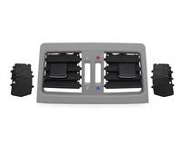 For BMW For 3 Series For E90 For E91 For 335i 2005 2006 2007 2008 2009 2010 2011 2012 Car Rear Center Console Heater AC Vent Grille Air Vent AC Vent Outlet Grille Panel Cover(Gray)