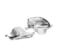 For BMW For 3 Series G20 G21 Tailpipe M340i Square Mouth Exhaust Pipe Tip Nozzle Muffler Stainless Steel Exhaust Head Car Exhaust Tip(WHITE)