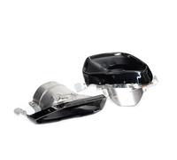 For BMW For 3 Series G20 G21 Tailpipe M340i Square Mouth Exhaust Pipe Tip Nozzle Muffler Stainless Steel Exhaust Head Car Exhaust Tip(Black)