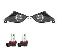 For BMW For 5 Series E60 E60/E61 525I 528I 528Xi 530I 2008 2009 2010 Front Bumper Anti Fog Light DRL Pair Left&Right Fog Lamp Driving Lamp Fog Light(6With M10 Ice Blue)