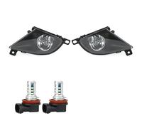 For BMW For 5 Series E60 E60/E61 525I 528I 528Xi 530I 2008 2009 2010 Front Bumper Anti Fog Light DRL Pair Left&Right Fog Lamp Driving Lamp Fog Light(4With M10 White LED)