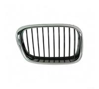 For BMW For E39 Chrome Black Front Grille, 1997 2003 Models, Fits OEM 51137005837 & 51137005838, Boosts Aesthetic and Performance (Right)