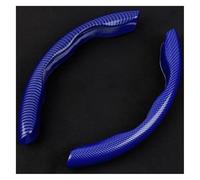 For Bmw For E46 Auto Interior Car Accessories 2023 Universal Non-Slip Steering Wheel Cover Carbon Fiber Booster Sticker Car Steering Wheel Protector(A Blue)