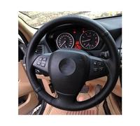 For BMW For E70 For X5 2007 2008 2009 2010 2011 Steering- Wheel Cover Car Steering Wheel Cover Braid Artificial Leather Wheel Sleeve Protector(Gray Thread)