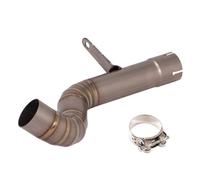 For BMW For F750GS For F850GS For F750 GS 2018-2021 Motorcycle Exhaust Middle Link Pipe Modify Escape Moto Muffler Exhaust Mid Link Pipe(Titanium Alloy)