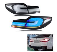 For BMW For G30 F90 For M5 5-Series 520 530 2017-2020 Sequential Turn Signal Blue Start-up Animation Rear Lamps Assembly LED Tail Lights Rear Tail Light Assembly Inner Boot