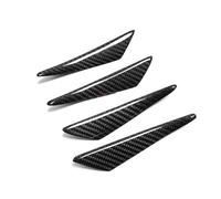 For BMW For M2 E90 E92 For M3 For M5 M6 E93 F10 F12 F13 F16 F87 Accessories Carbon Fiber Front Bumper Side Canard Wing Splitter Spoiler Car Front Spoiler(Carbon pattern)