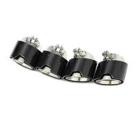 For BMW For M2 For M3 For M4 G80 G82 G87 2021-2025 Direct Replacement Rear Tail Pipe Exhaust Muffler Tip Stainless Steel Carbon Fiber Car Exhaust Pipe
