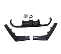 For BMW For M3 F80 For M4 F82 F83 2015-2020 Rear Bumper Diffuser With LED Light Spoiler Lip Splitter Lip Protector Guard Rear Bumper Strip Diffuser(Carbon Look)