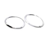For BMW For MINI For Cooper 2007-2015 R55 R56 R57 R58 R59 Left Right ABS Chrome Sliver Headlight Trim Ring 51137149905 51137149906 Car Front Headlight Lens Covers(Chrome)
