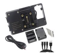 For BMW For R 1200 RT For R1200RT 2009 2008 2007 2006 Below Navigation Bracket GPS Navigator USB Charging Phone Holder Motorcycle GPS Navigation Bracket Mount Holder(Phone Bracket)
