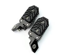 For BMW For R1200GS 2016-2019 Motorcycle Accessories Black Footpegs CNC Billet Wide Foot Pegs Pedals Motorcycle Foot Pegs(Black)