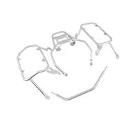 For BMW For R1200GS For R1250GS Adventure Motorcycle Pannier Luggage Bracket Top Case Saddlebag Rack Rear Tail Box Bracket Trunk Support Motorcycle Rear Luggage(Silver One Set Rack)