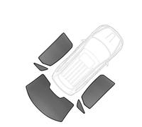 For BMW For X1 E84 2008-2015 Car Window Curtains Solar Sunshade Shadow Mesh Glass Shading Shade Side Window Sunshades(Rear 5pcs)