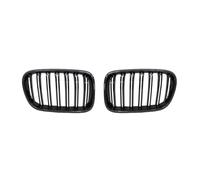 For BMW For X3 F25 2010 2011 2012 2013 1Pair Front Kidney Grilles Glossy Black Replacement Racing Bumper Grill Car Styling Front Grill Grille Inserts