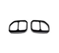 For BMW For X3 For X4 For G01 For G02 2022 Stainless Steel Car Rear Tail Throat Decor Frame Exhaust Pipe Trim Cover Car Tail Throat Exhaust Pipe