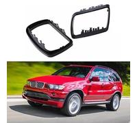For BMW For X5 E53 Door Wing Mirror Cover Trim, Suitable for OEM 51168254903 51168254904 Applications