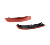 For BMW For X5 F15 Sport 2014-2018 Rear Bumper Reflector Tail Light Black/Red Len Shell Cover No Bulb 63147847592 2PCS Rear light(Red Lens No Light)