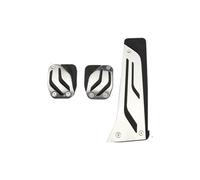 For BMW For X5 For X6 F15 F16 E70 E71 E72 2008-2018 Car Pedals Kit | Car Pedal AT Accelerator Gas Brake Footrest Pedal Cover LHD Stainless Steel(MT without Rest)