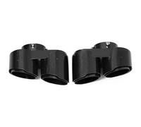 For BMW For X5 G05 X6 G06 X7 G07 2019+ Quad Carbon Fiber Exhaust Muffler Tip Tail Pipe System Nozzle Exhaust Tips Muffler(Carbon a)